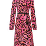 Maxi jurk met strikceintuur