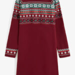 Sweatjurk met Noors patroon