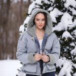 Spijker Jas Met Capuchon