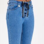 Skinny Jeans Met Veters
